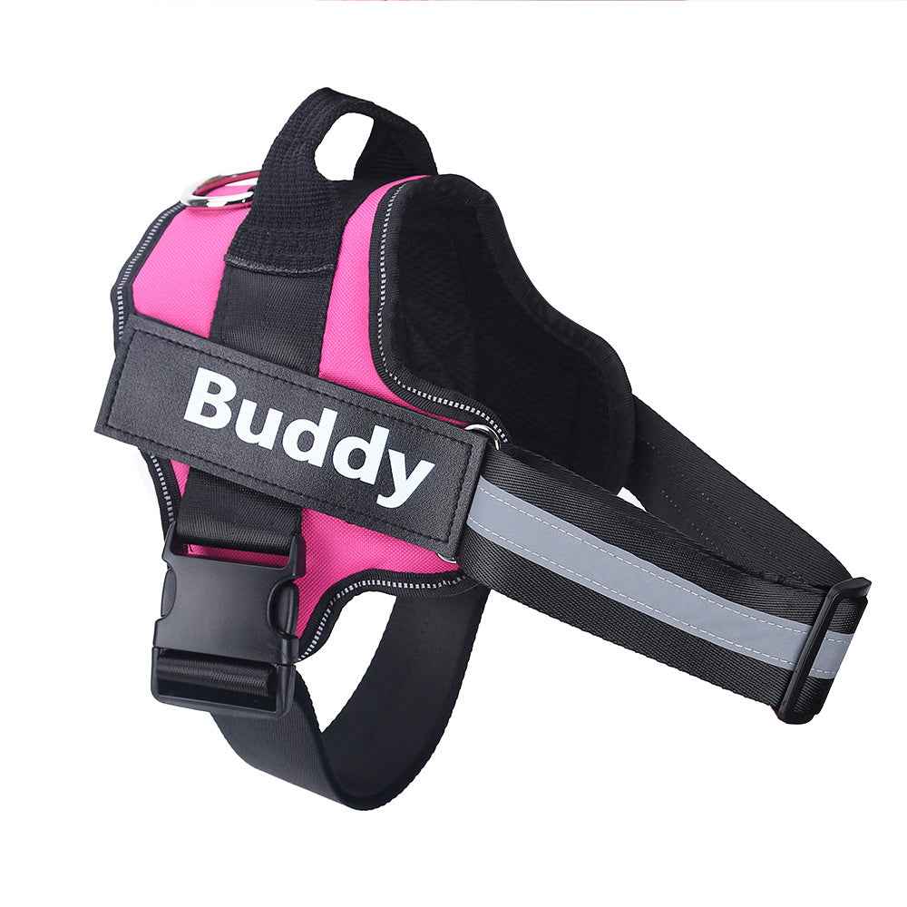 DoxieDay Custom Dog Harness - Personalized Name & Phone Number for Your Pet