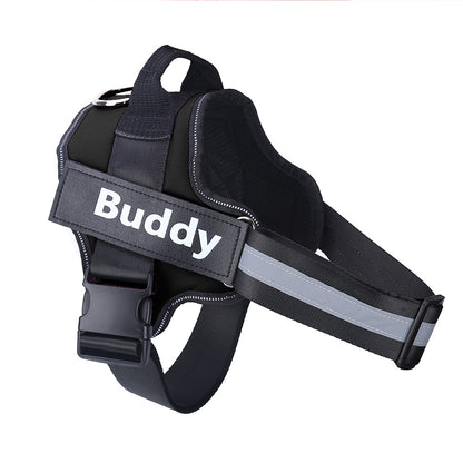 DoxieDay Custom Dog Harness – Personalized with Name & Phone Number