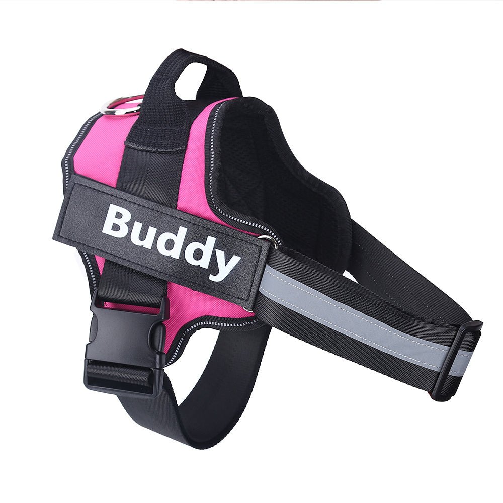 DoxieDay Custom Dog Harness – Personalized with Name & Phone Number