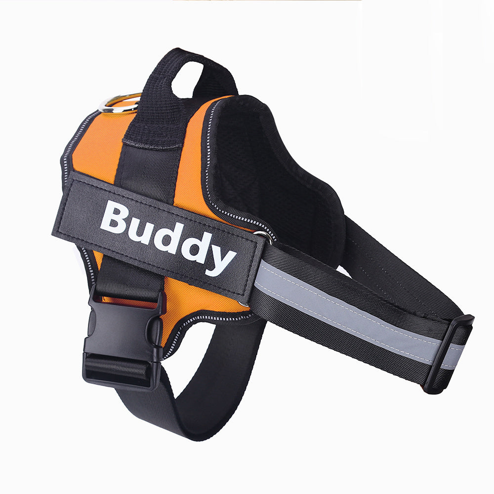 DoxieDay Custom Dog Harness – Personalized with Name & Phone Number