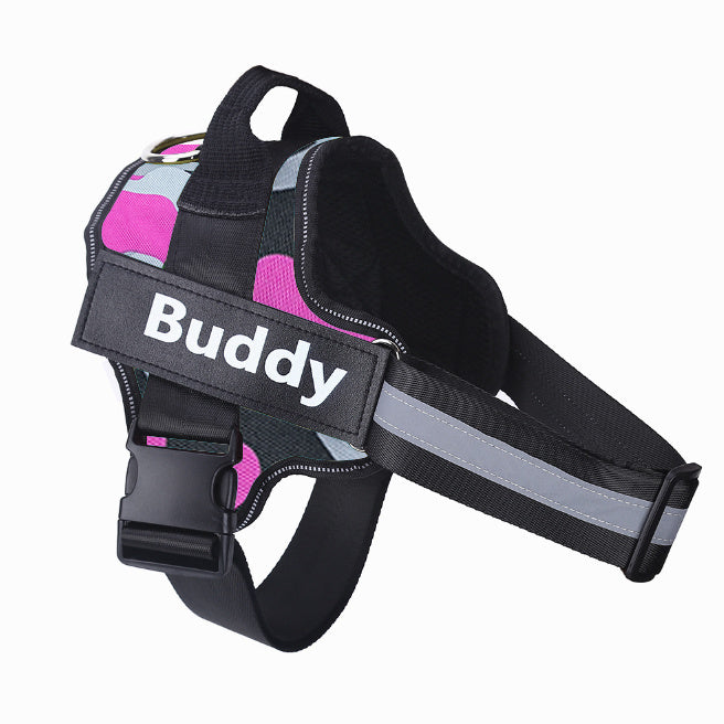 DoxieDay Custom Dog Harness – Personalized with Name & Phone Number