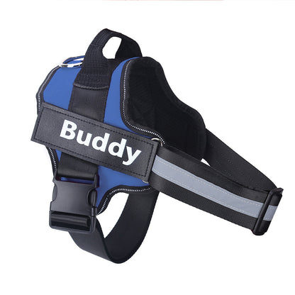 DoxieDay Custom Dog Harness – Personalized with Name & Phone Number
