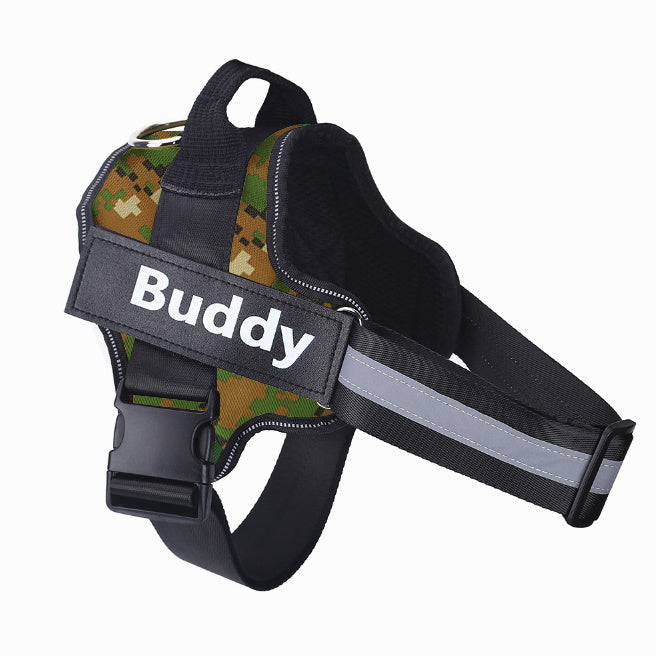 DoxieDay Custom Dog Harness – Personalized with Name & Phone Number