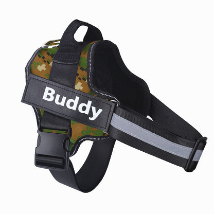 DoxieDay Custom Dog Harness – Personalized with Name & Phone Number