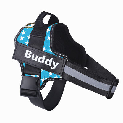 DoxieDay Custom Dog Harness – Personalized with Name & Phone Number