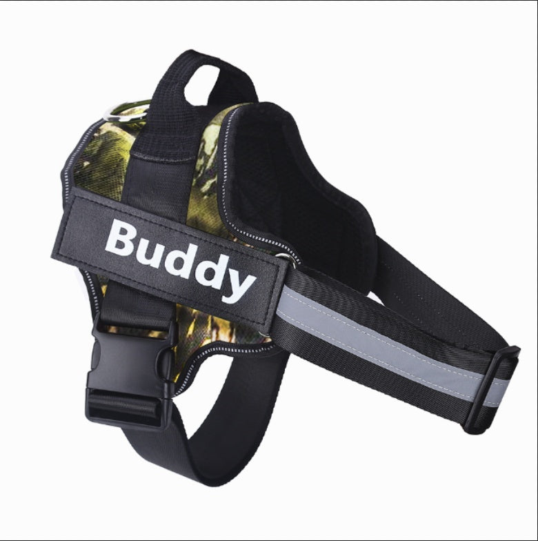 DoxieDay Custom Dog Harness – Personalized with Name & Phone Number