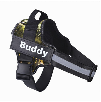 DoxieDay Custom Dog Harness – Personalized with Name & Phone Number