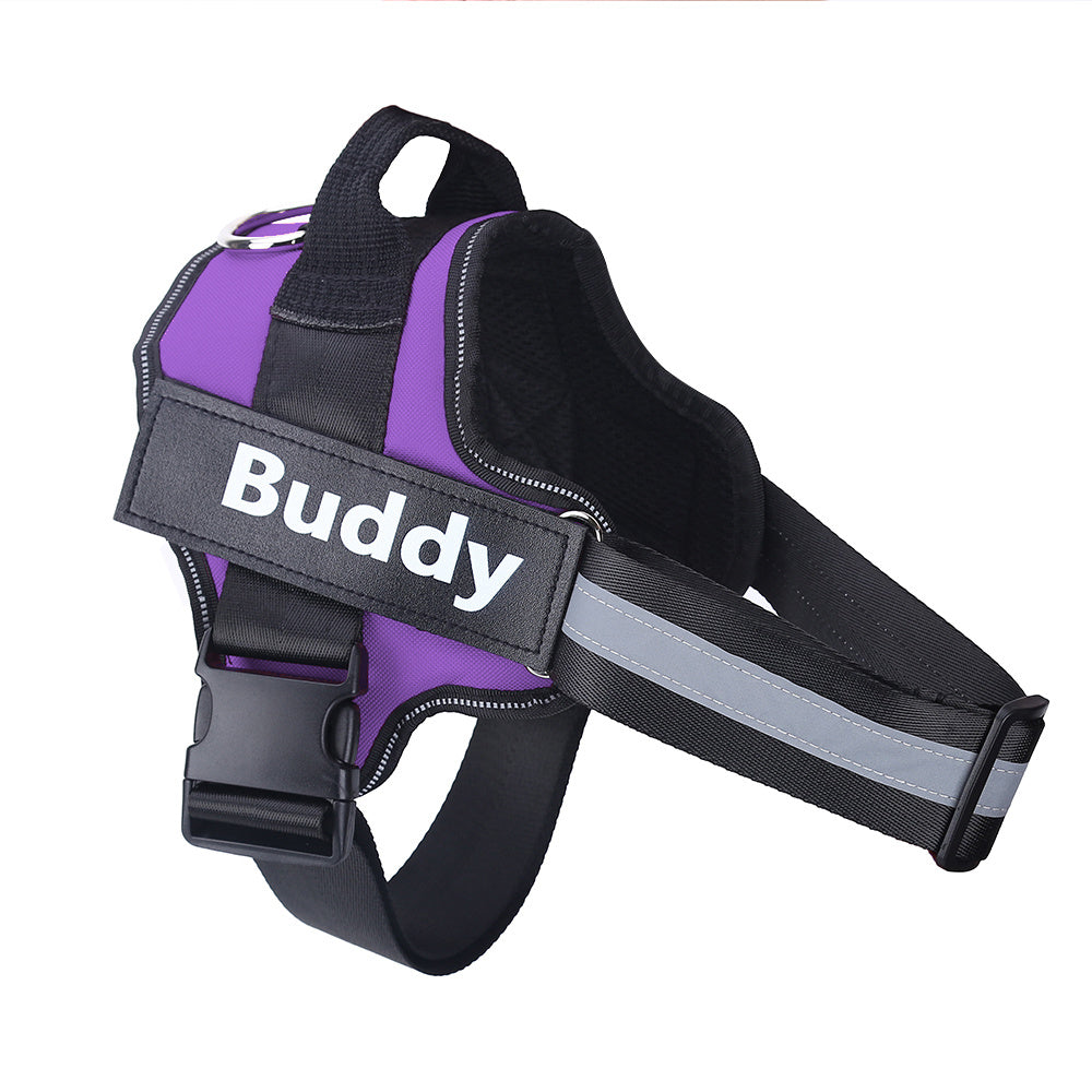 DoxieDay Custom Dog Harness – Personalized with Name & Phone Number