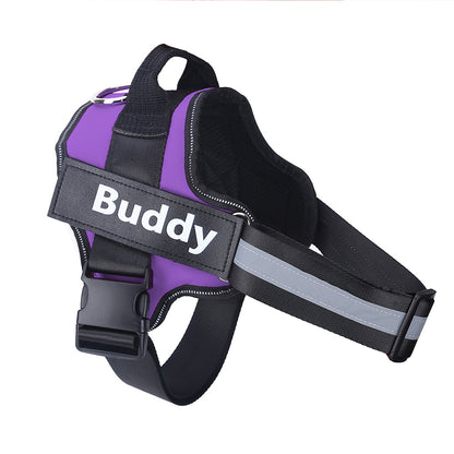 DoxieDay Custom Dog Harness – Personalized with Name & Phone Number