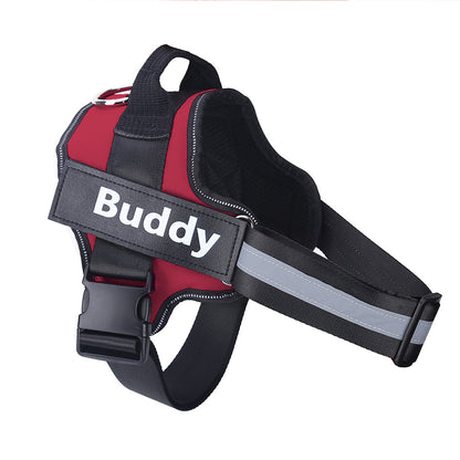 DoxieDay Custom Dog Harness – Personalized with Name & Phone Number
